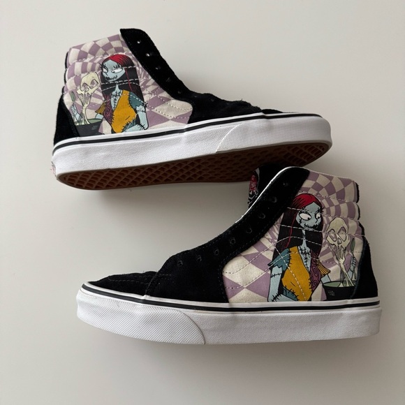 Vans Sk8-Hi Nightmare Before Christmas Sally Glow in the dark Men 5.5 Women 7 - Picture 1 of 11